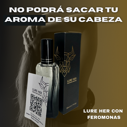 Perfume LURE HER ORIGINAL para hombres (con feromonas) + guia